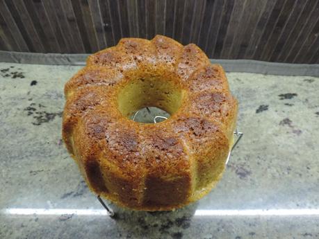 Bundt cake de manzana.