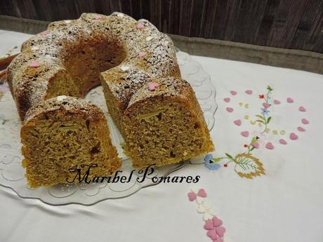 Bundt cake de manzana.
