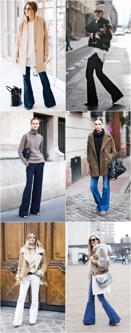 looks con pantalones de campana