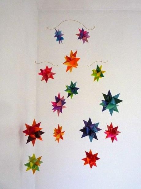 Tendencia 2015, decorar paredes con origami
