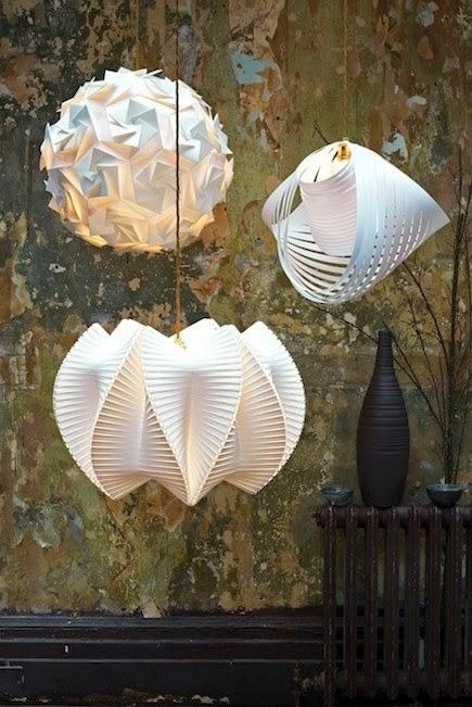 Tendencia 2015, lámparas de origami