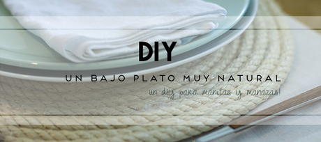 DIY  |  Haz tus propios bajo platos.