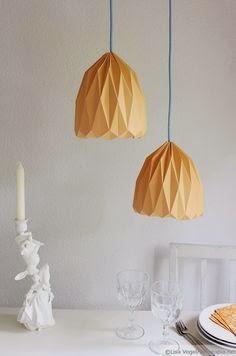 Tendencia 2015, lámparas de origami