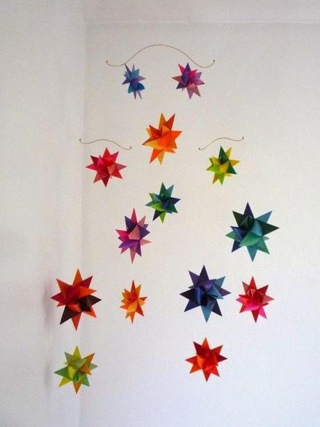 Tendencia 2015, decorar paredes con origami