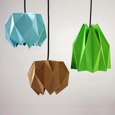 Tendencia 2015, lámparas de origami