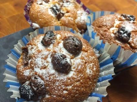 Magdalenas de almendra a la naranja