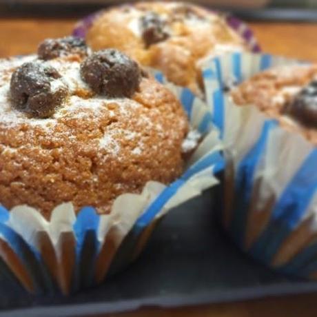 Magdalenas de almendra a la naranja