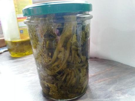 como hacer conservas de verduras broccolisottolio9