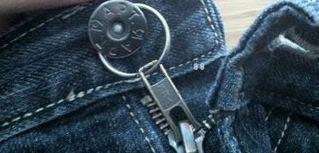 Como arreglar un cierre de jean que se baja