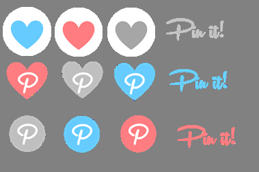 Botones Pin it para descargar Botones Pin it para descargar