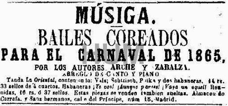 Pérez Galdós y el Carnaval de 1865