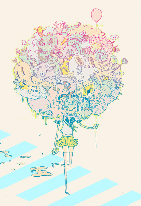 Ken Wong da asco. portfolio ilustración japonesa anime dibujos manga