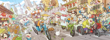 Ken Wong da asco. portfolio ilustración japonesa anime dibujos manga