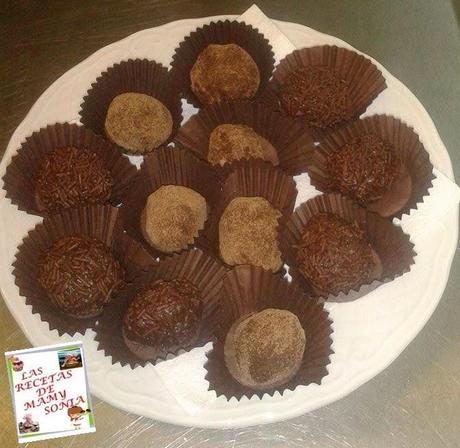 TRUFAS DE CHOCOLATE DE MI AMIGO JAVI VEGA