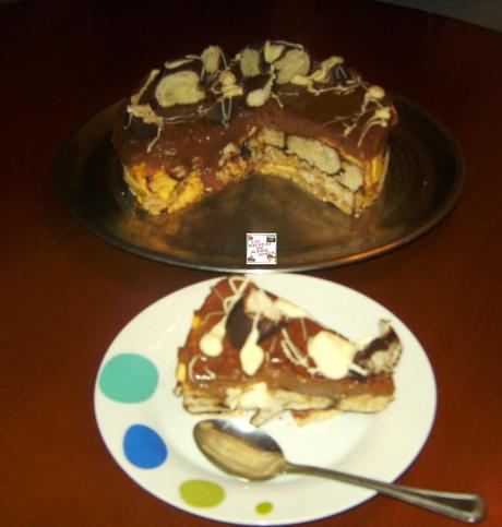 TARTA RELLENA DE DONUTS