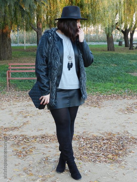 Outfit Fur Vest: lo que no mata engorda