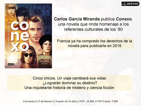 Carlos García regresa pisando fuerte con su última publicación titulada Conexo.