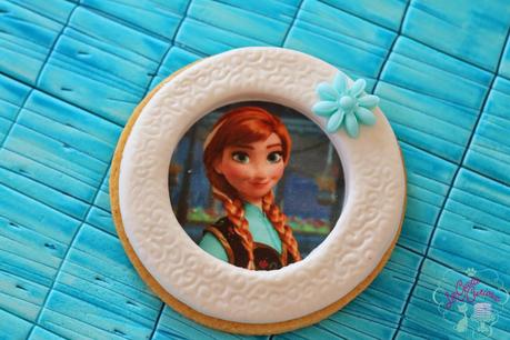 GALLETAS FONDANT FROZEN, PRINCESAS DISNEY