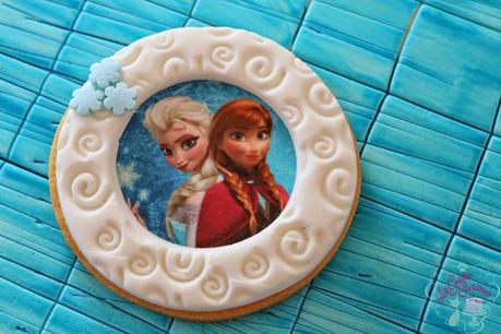 GALLETAS FONDANT FROZEN, PRINCESAS DISNEY