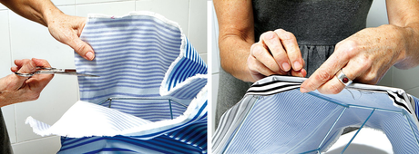 Decorando con lámparas de tulipas de tela + DIY