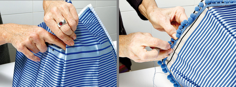 Decorando con lámparas de tulipas de tela + DIY