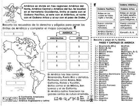 El continente americano división política américa anglasajona y latina