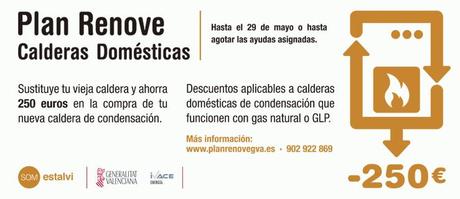 PLAN RENOVE CALDERAS DOMÉSTICAS COMUNIDAD VALENCIANA