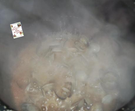 ALUBIAS CON ALMEJAS EN OLLA ERIKA Y A MODO TRADICIONAL