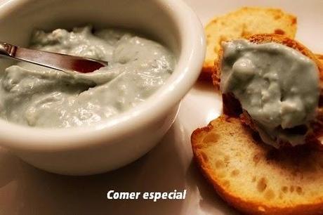 Crema de queso roquefort