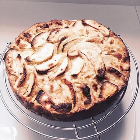 TARTA DE MANZANA FÁCIL Y RÁPIDA