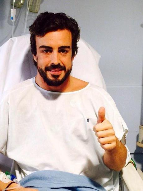Fernando Alonso hospital