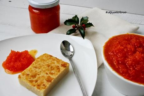 Mermelada de calabaza y zanahoria con quesada pasiega de Casa Ibañez  (TM)