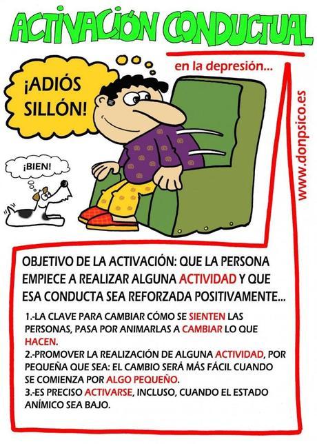 ¡Adios al Sillon! un cómic sobre la activación conductual para la depresión