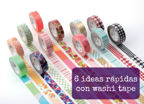 6 ideas rápidas con whasi tape