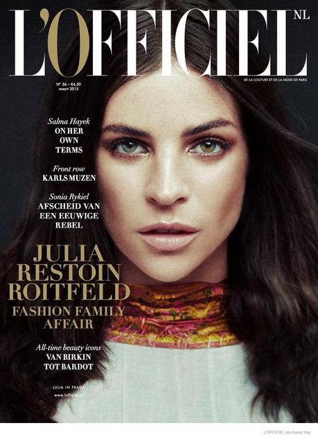 Julia Restoin Roitfeld para L'Officiel Holanda