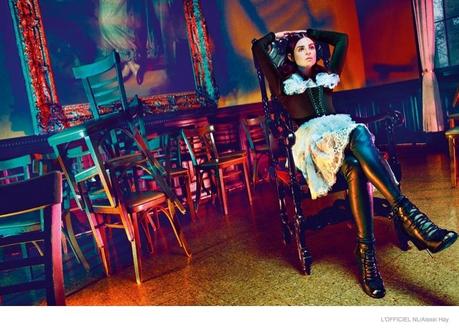 Julia Restoin Roitfeld para L'Officiel Holanda