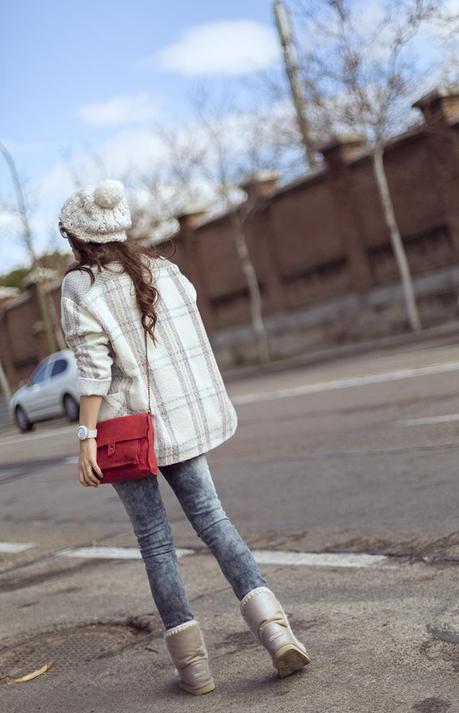 street style barbara crespo white beanie mou boots hakei bag fashion blogger outfit blog de moda