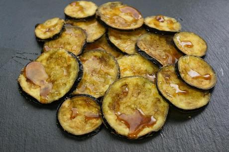 Berenjenas con miel de caña