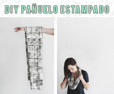 Pañuelo estampado pañuelo estampado diy