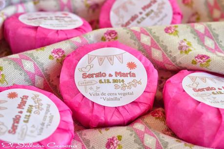 Velas perfumadas para tus invitados de boda