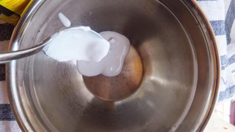 Tarta falsa de chocolate con crema de coco sin azúcar y sin harina para mi hermana