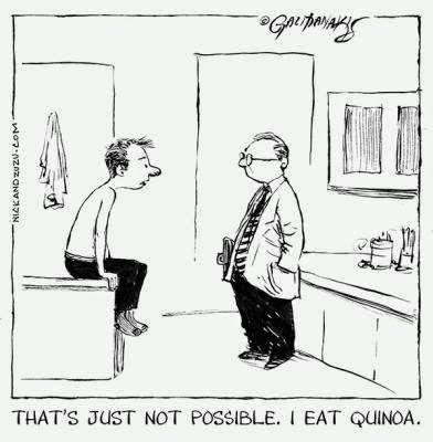 Quinoa a lo Kandinski con verduras asadas y granada Quinoa a lo Kandinski con verduras asadas y granada