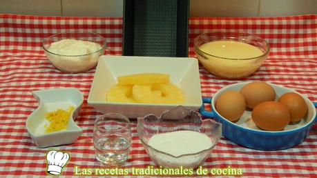 Flan de piña fácil