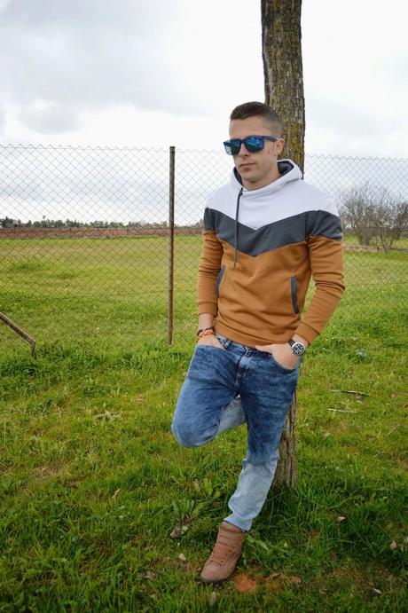 Outfit masculino : Tricolor