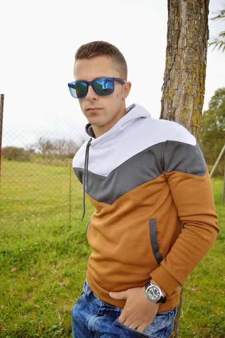 Outfit masculino : Tricolor