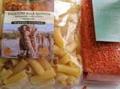 Rigatoni quinoa) salsa lentejas rojas