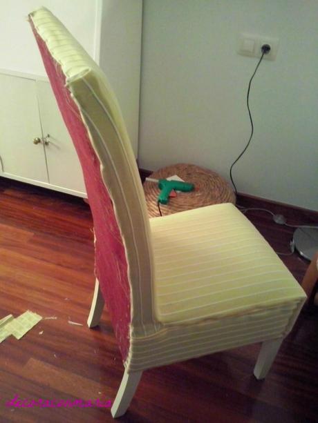 ♥ ♥ ♥ RENOVANDO UN SILLÓN TAPIZADO DE NUEVO