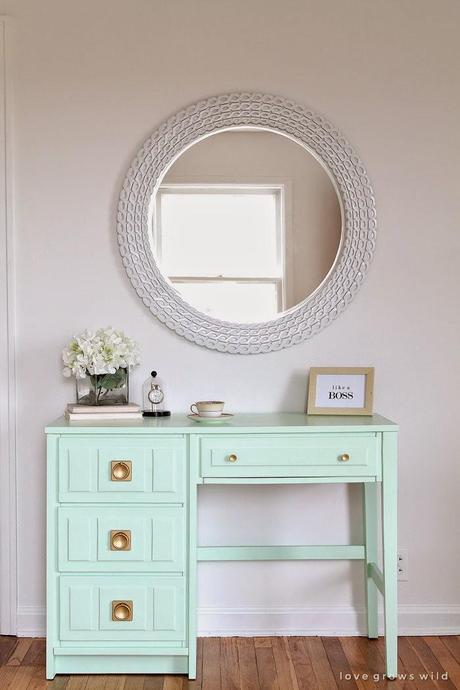 Mesa de estudio: Antes y después