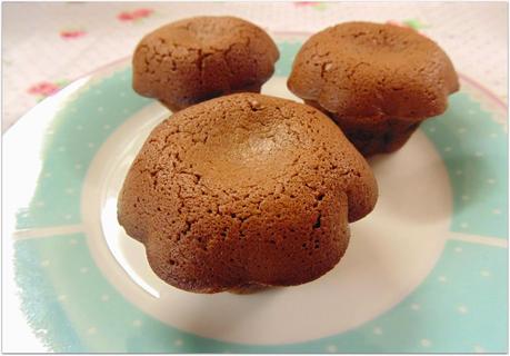 Coulants con corazón blanco