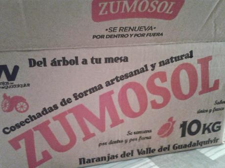ZumoSol se renueva  y puedes comprar cajas de naranjas del valle del Guadalquivir